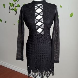 Windsor Black Sexy Lace Dress Size Small
